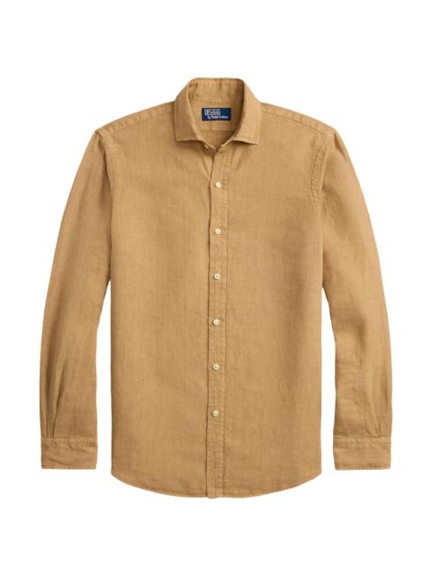 Polo Ralph Lauren Men's Slub Linen Button-Front Shirt - Classic Camel
