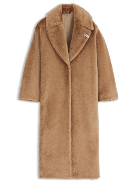 BOSS BOSS X STEIFF COAT IN TEXTURED WOOL AND COTTON