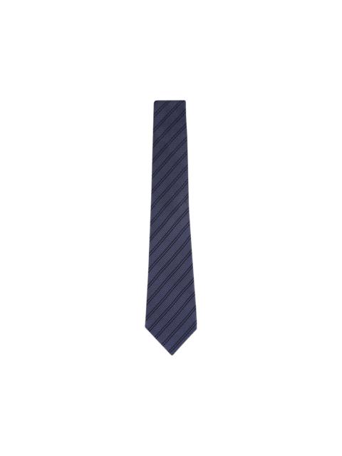 ZEGNA houndstooth striped tie