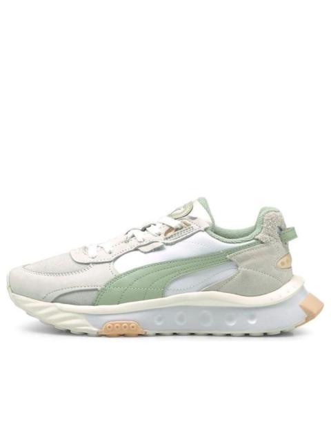 PUMA (WMNS) PUMA Wild Rider PRM White Grey Green 381899-01