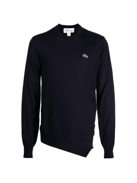 Comme des Garçons SHIRT logo-patch wool jumper