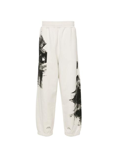 A-COLD-WALL* Brushstroke cotton track pants