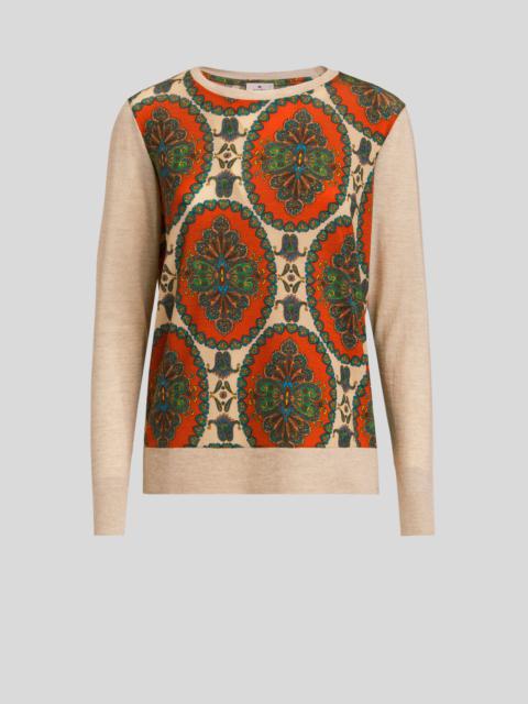 Etro PAISLEY MEDALLION PRINT JUMPER