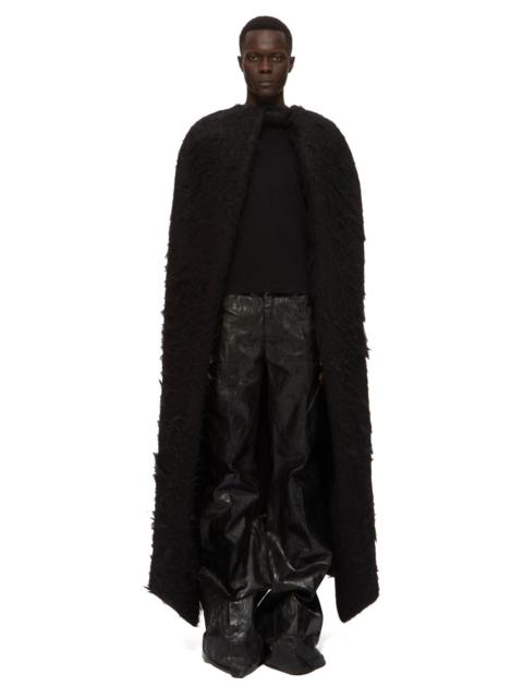 Rick Owens Black Porterville Masto Cape Coat