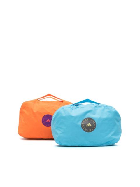 adidas logo-print zip-up luggage bags (set of two)