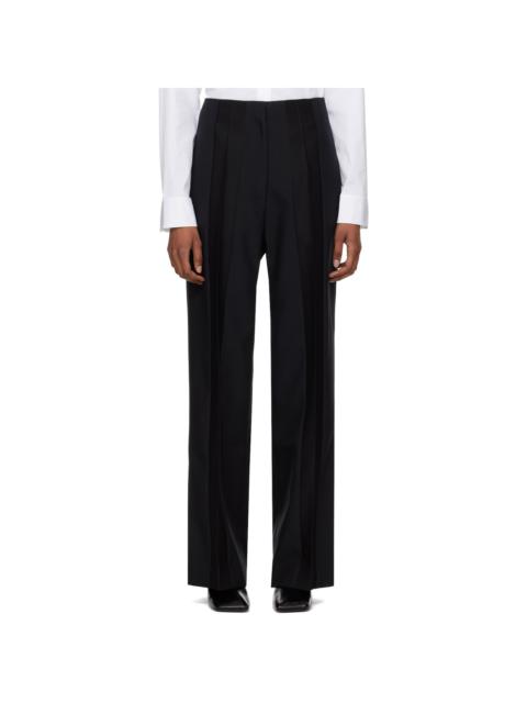 GIA STUDIOS Black Creased Trousers