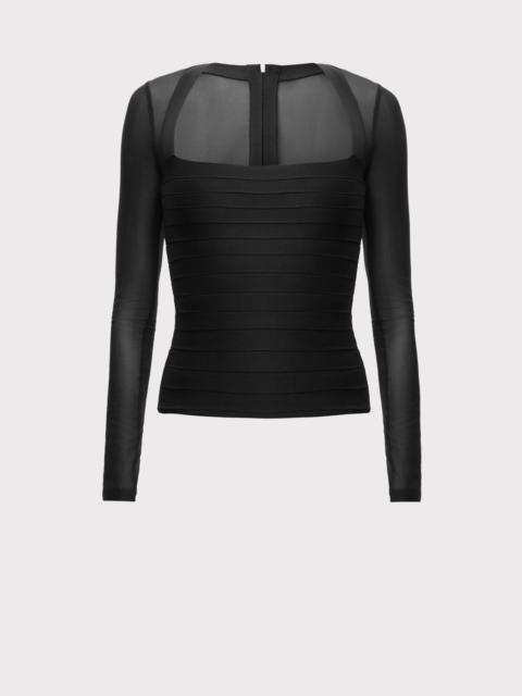 HERVE LEGER THE YASMIN TOP