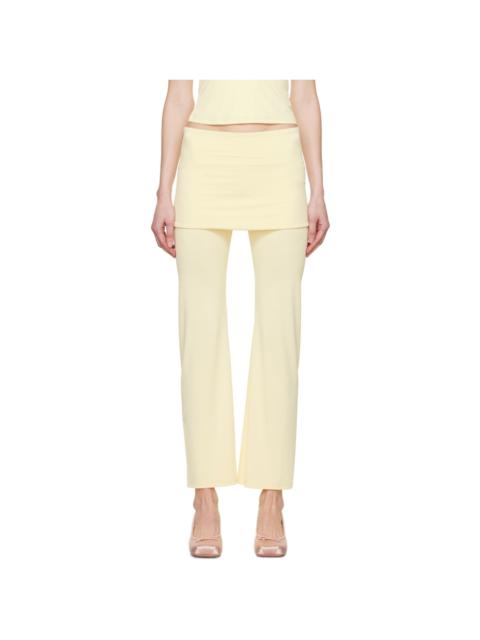 SANDY LIANG Yellow Sound Trousers