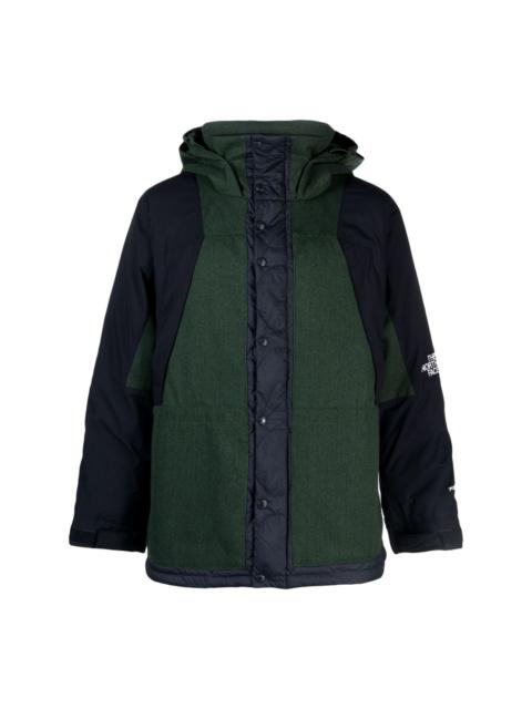 panelled down jacket