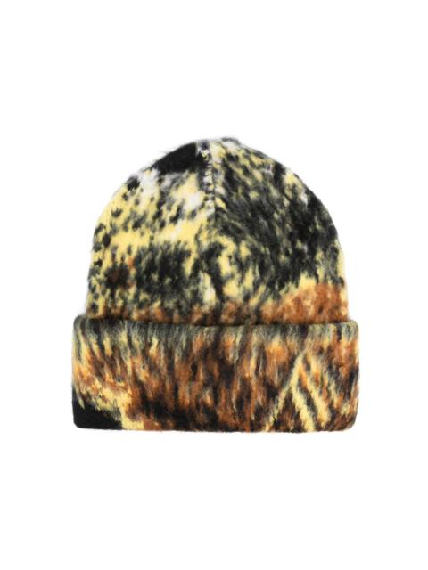 THE ATTICO abstract-print beanie