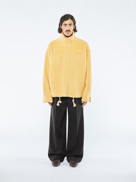 Nanushka DUFAN - Double wool silk bomber - Sun yellow
