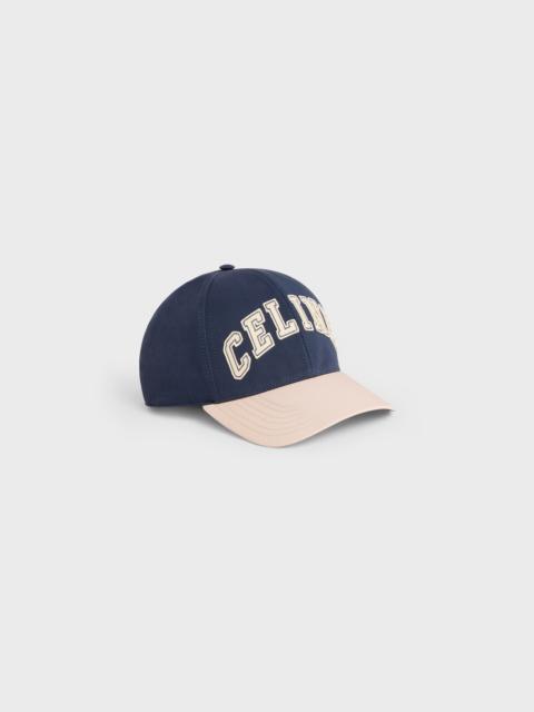 Celine college BASEBALL CAP in cotton