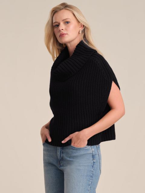 525 america Cate: Cotton Sleeveless Turtleneck Sweater