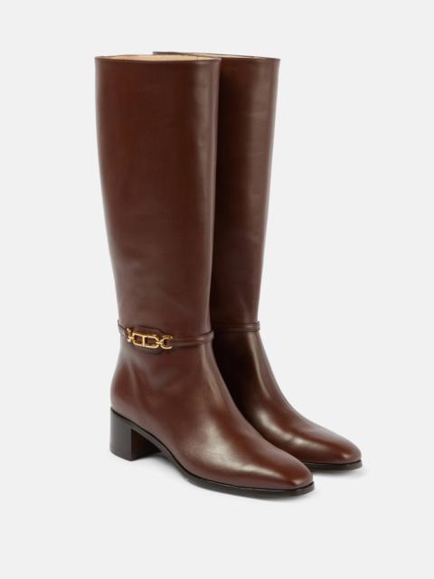 Whitney leather knee-high boots