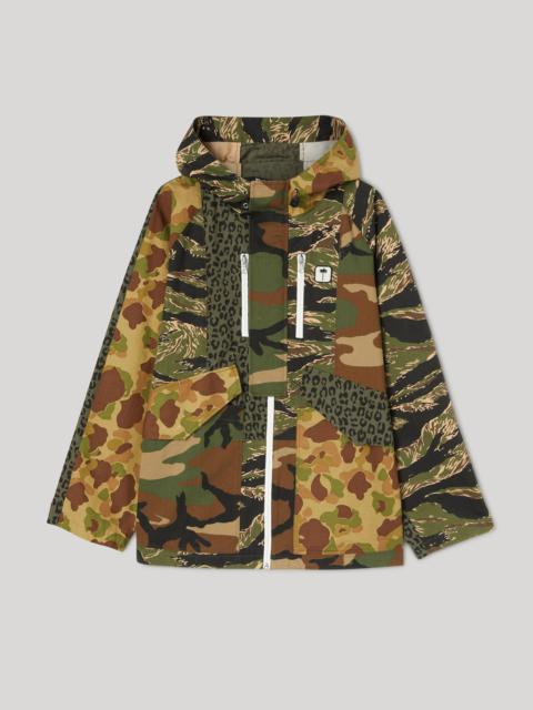 Palm Angels SHORT PARKA PXP MIXED PRINT