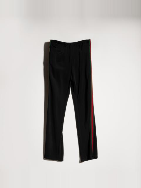 GUCCI Viscose jersey sportswear pants with Web