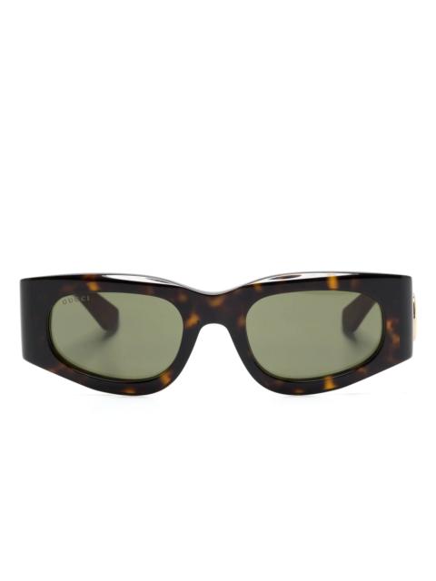 GUCCI Rectangular-frame Sunglasses