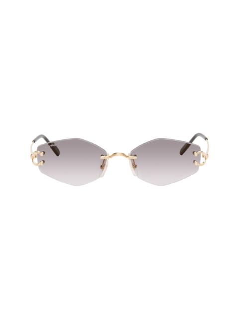 Cartier Gold Classic C Motif Sunglasses
