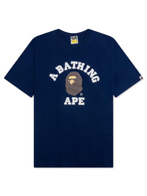 COLLEGE TEE - NAVY