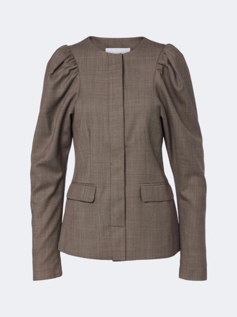 GANNI Wool-blend blazer