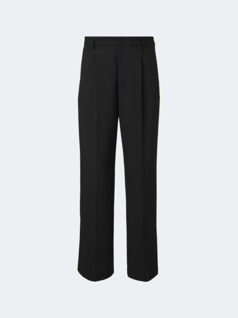 Dries Van Noten Pleated wool wide-leg pants