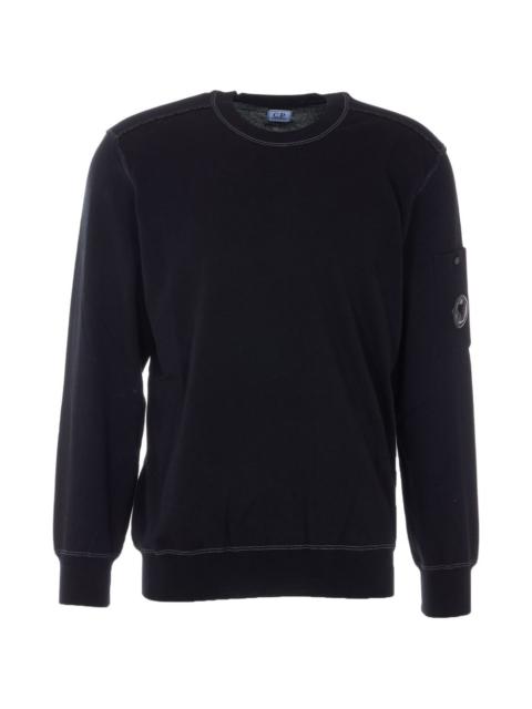 C.P. Company logo-patch crew-neck sweater