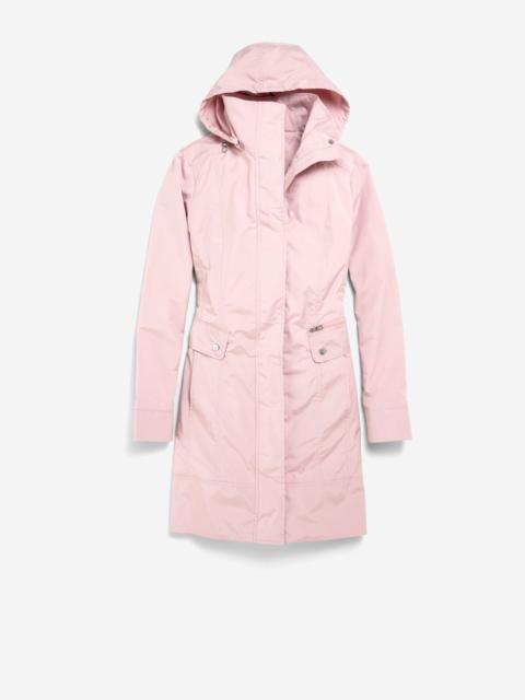 COLE HAAN Women's Signature Packable Hooded Rain Jacket