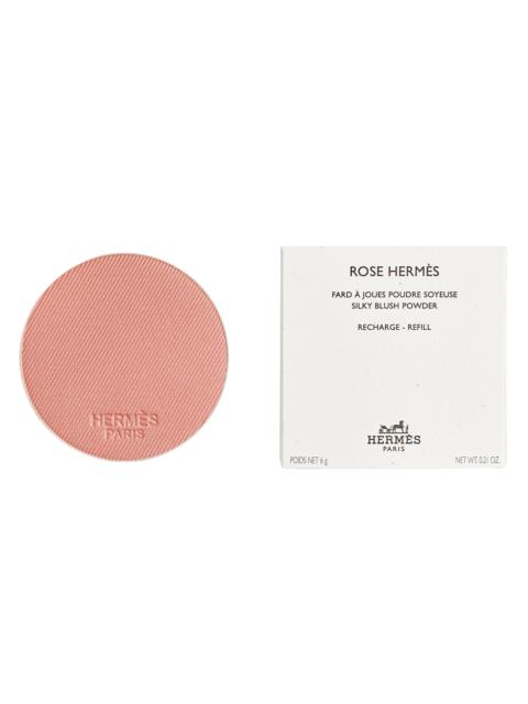 Hermès Women's Rose Hermès Silky Blush Powder Refill - 47 Rose Ambre