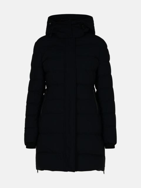 'WATERSHED 3' BLACK NYLON PARKA