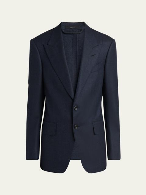 TOM FORD Men's Shelton Wool Herringbone Sport Coat
