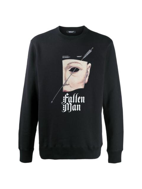 UNDERCOVER Printed Loopback Cotton-Jersey Sweatshirt