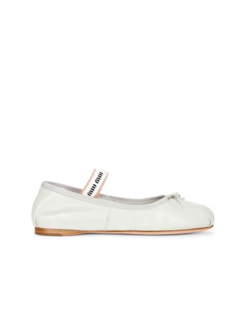 Miu Miu Capretto Ballerine Flat