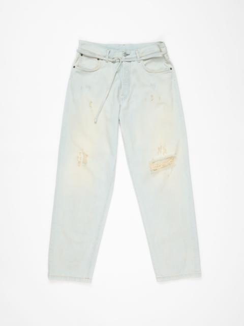 Acne Studios Loose fit jeans - 1991 Toj - Light blue/white