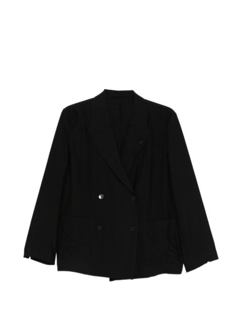 LARDINI Picasso pinstripe double-breasted blazer