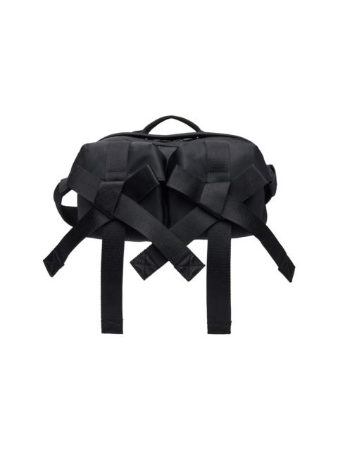 Simone Rocha Black Beaded Classic Bow Crossbody Bag