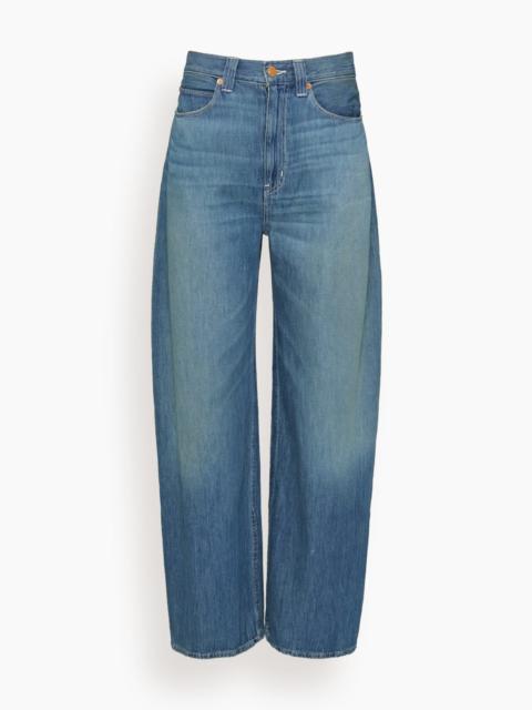JAMIE HALLER The Baggy Light Jean in Deep River Indigo
