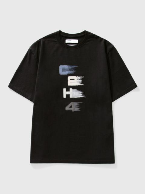 C2H4 TEXTURED C2H4 LOGO T-SHIRT