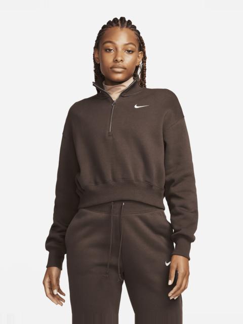 Nike Sportswear Phoenix Fleece Women's 1/2-Zip Cropped Sweatshirt