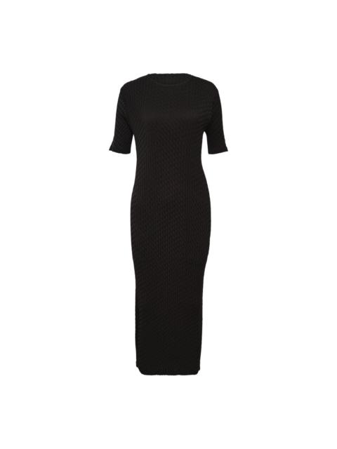 ISSEY MIYAKE Sleek Pleats Pleated Dress