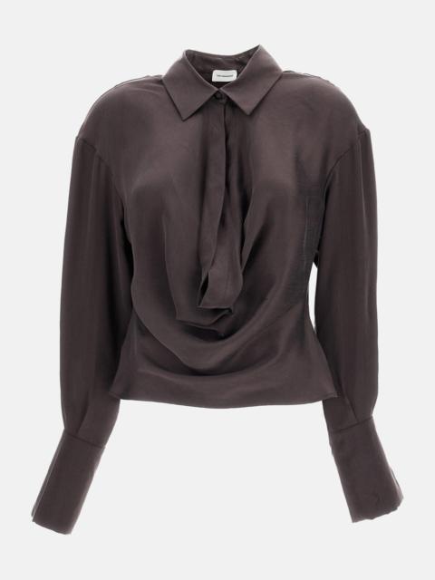 THE ANDAMANE LILIA BLOUSE WITH DEEP V-NECK