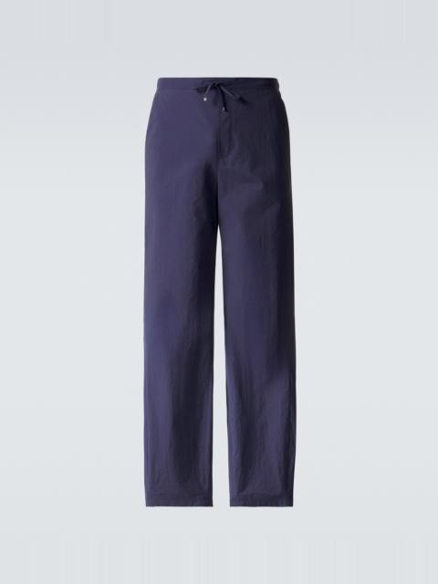 Loewe Paula's Ibiza cotton-blend wide-leg pants