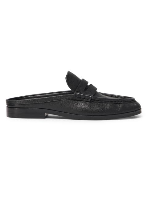 SIMKHAI Women's Dean Pebbled Leather Mules - Black