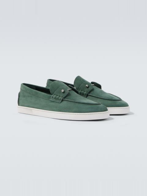 Christian Louboutin Chambeliboat leather slip-on shoes