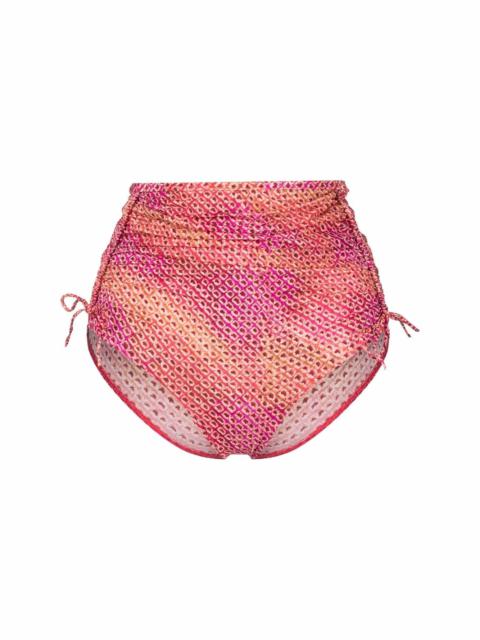 Isabel Marant Selaris geometric-print bikini bottoms