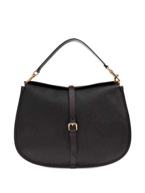 Etro EXTRA LARGE LEATHER SHOULDER BAG WITH BUCKLE