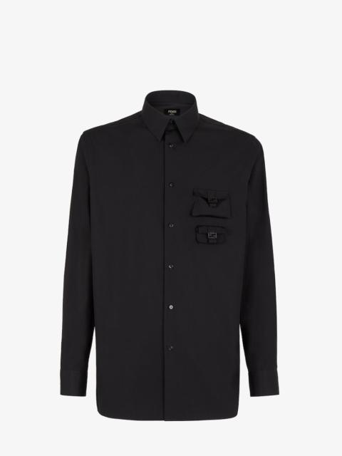 FENDI Black cotton shirt