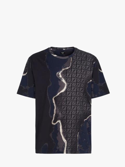 FENDI Black jersey T-shirt