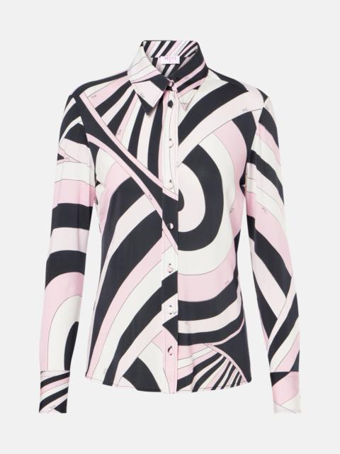 PUCCI Iride jersey satin minidress