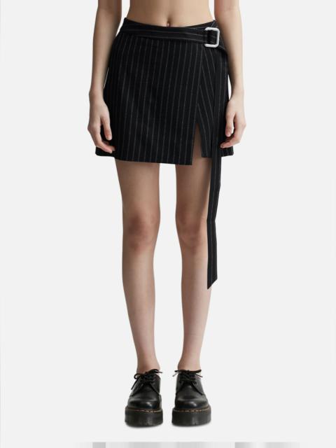 AMI Paris MINI SKIRT WITH SLIT
