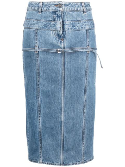 JACQUEMUS La Jupe de NÃ®mes Criollo denim midi skirt